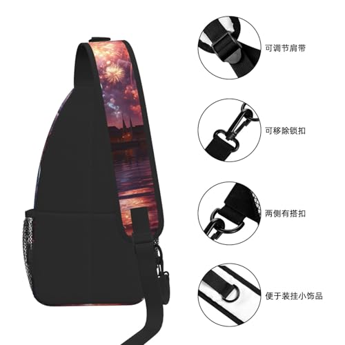 Morrales Crossbody Sling para Mujeres y Hombres miniatura 7