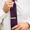 QZKJQDD 2 Stück Krawattennadeln für Herren, Edelstahl Krawattenklammer, Krawattennadel, Tie Clip Set Silber Gold Silber für Krawatten Männer Alltag Hochzeit Jahrestag Geschäft #5