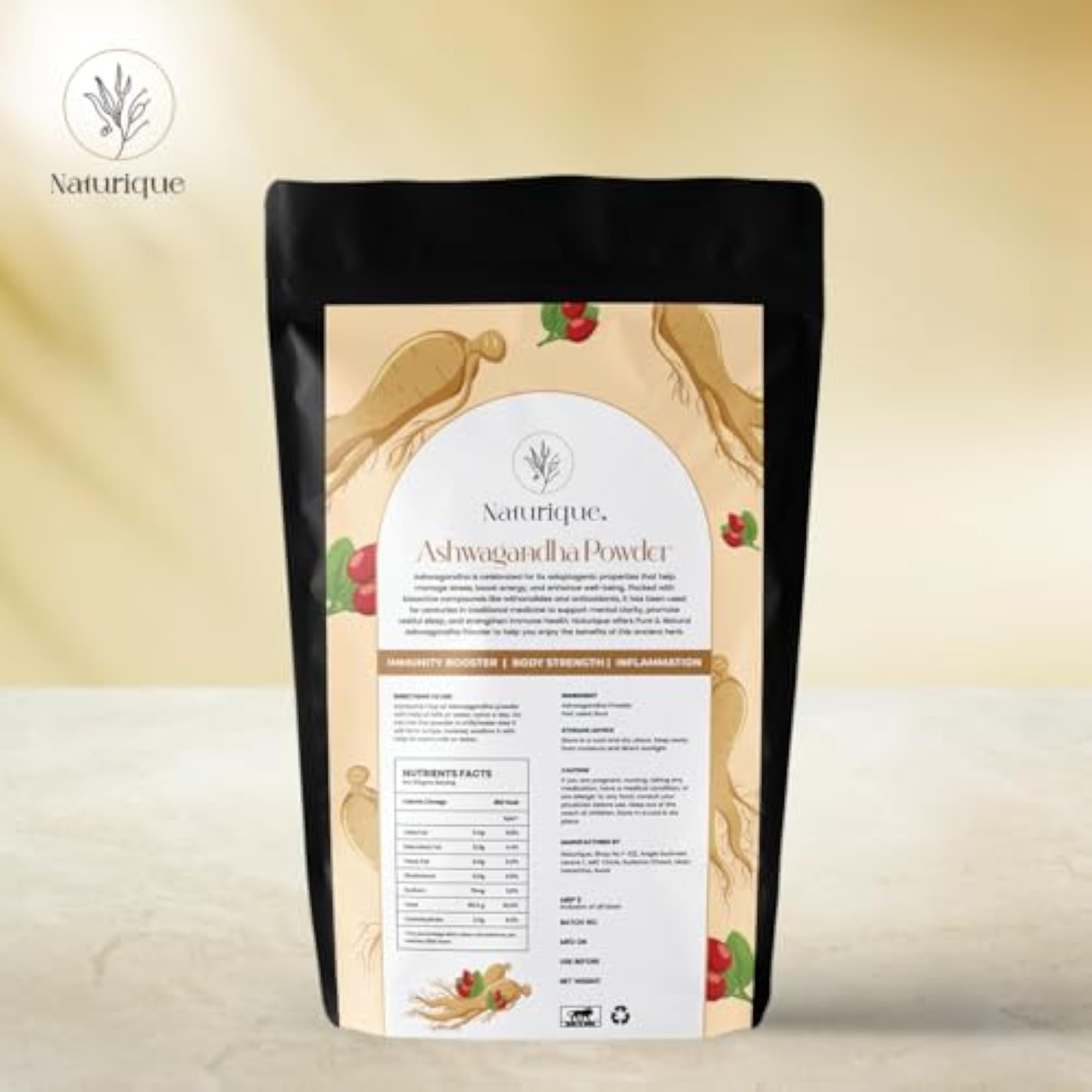 Ashwagandha and Moringa Herbal Wellness Pack, Daily Use