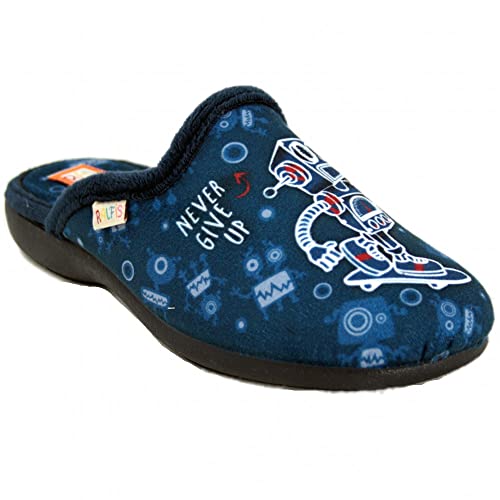 Chaussons enfant Cabrera anti-transpiration bleu marine style sport taille 30