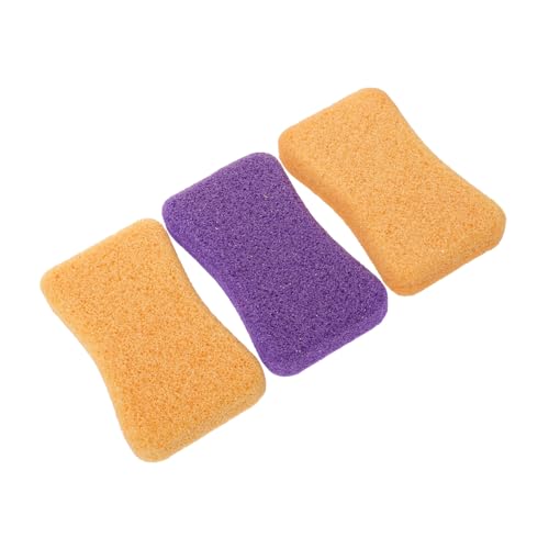 Mikinona 3個 用軽石 こすり石 ツール 足の研磨用 無漂天然石 使用後も衛生的 滑らかなエッジで肌に優しい マッサージにも適した足石