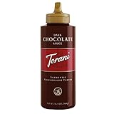 Torani Dark Chocolate Sauce, 16.5-ounce Squeeze Bottles (Pack of 6)