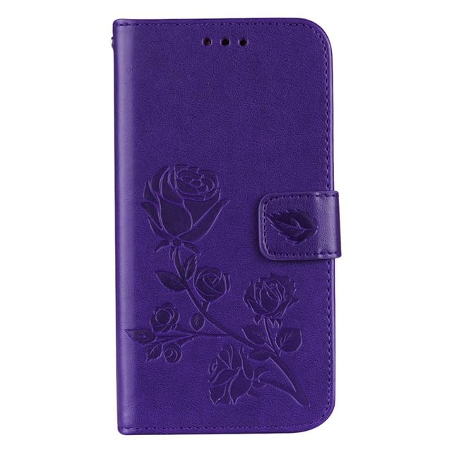 phone Cases - Huaweis HONORs 6A Case Flip Luxury Leather Fashion Silicone Back Cover For Huaweis HONORs 6A 6 A Honor6A DLI-TL20 DLI-AL10 Case (Purple)