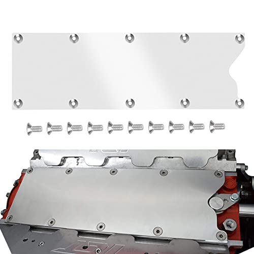 Ls Gen 3 Valley Pan Cover Plate Endxedo Low Profile Custom Knock Sensor Lsx Ls1 Lm7 Lr4 Lq4 Ls6 L59 Lq9 Lm4 L33 Silver #TOP4