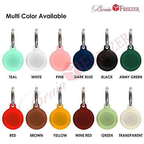 Image of GENERIC Cartoon Silicone Key Ring SmartTag Bluetooth Tracker and Item Locator for Keys, Wallets, Luggage, Pets Compatible with AirTag 2021 (AirTags not Included) (Green)