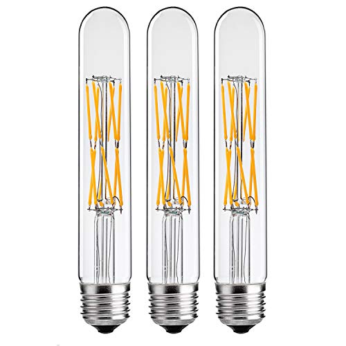 T10 Led Tubular Bulb,100 Watt Incandescent Bulb,12W T30 Dimmable Edison Led Long Bulb,3000K Soft White,E26 Medium Base Lamp,7.3In(185Mm),3-Pack #TOP6
