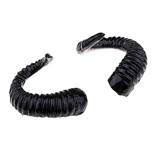 1 Paar Widder Hörner Stirnband Erwachsene Halloween Kostüm - Hörner Stirnband - Schwarz A