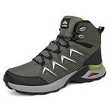 Dannto Mens Winter Ankle Snow Hiking Boots Warm Water Resistant Fur Lined Backpacking Outdoor Sneake