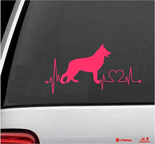 Artstickers Pegatinas para Coche con Forma de Perro Pastor Belga, 20 cm,...
