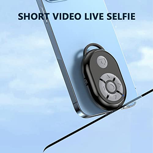 shopparadise カメラリモコン ブルートゥース スマートフォン用 Bluetoothリモコン 無線 Bluetooth スマートフォン用 自撮りシャッター ブルートゥース 自撮り 音楽の再生/停止 携帯カメラシャッター自撮りリモコン タッチスマホコントローラー