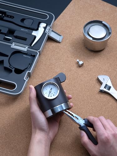 HOTO Cordless Brushless Drill Tool Set, Variable Speed, Hidden Buckle, Unique LED Screen, Intelligent Digital Display, Exquisite & Practical, High-end Drill Kit for Home/Daily Use