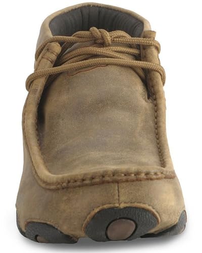 Twisted X Men's Bomber Leather Lace-Up Driving Moccasins - MDM0003 10 D(M) US4