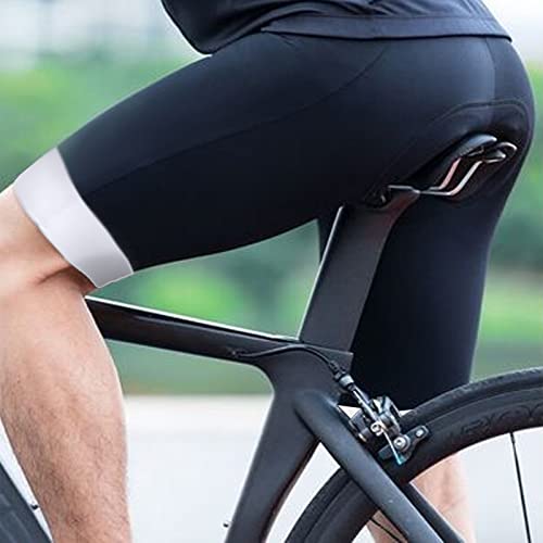 CGLRybO Men's Cycling Bib Shorts 4D Padded Bike Shorts Biker Bibs MTB Biking Bicycle Pants, Breathable & Excellent Fit (Black,Medium)