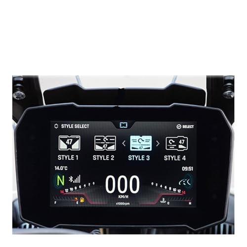 Membrane d'instruments anti-rayures pour écran moto Tiger 900