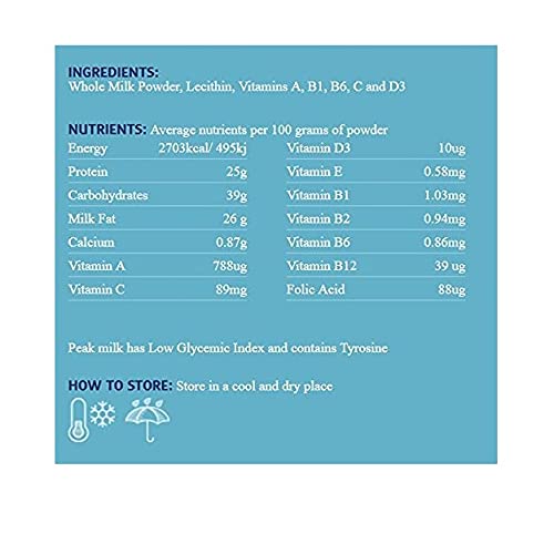 Miniatura 2 de Peak Peak [Foods] Leche entera seca instantánea en crema, 14.11 oz (paquete de 2)
