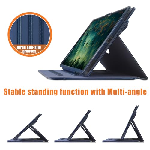 Coque de protection Tab S9 FE+ rotative pour éviter les reflets et les chutes - 2