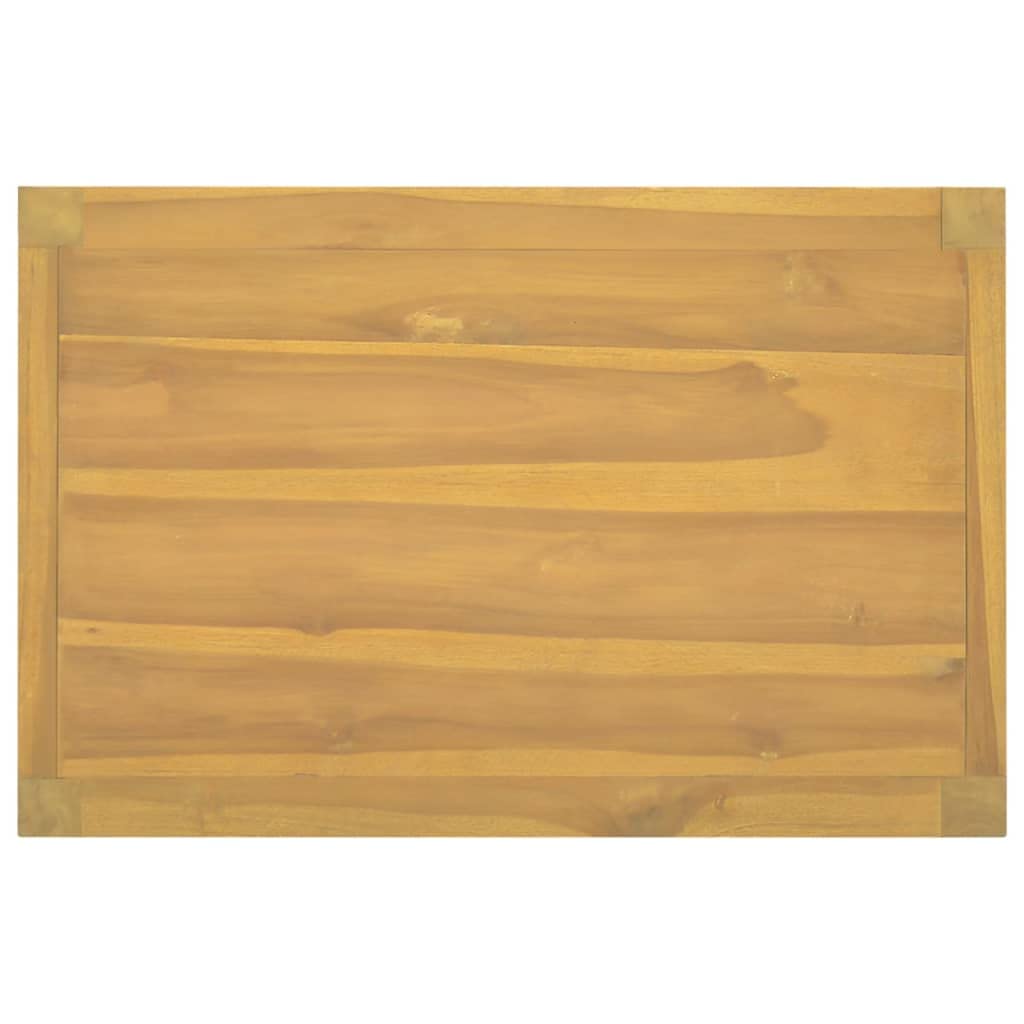 vidaXL Armario de Baño Unidad Interior Tocador Almacenamiento Mueble Ducha Aparador Estantería Organizador en Familia Madera Maciza de Teca