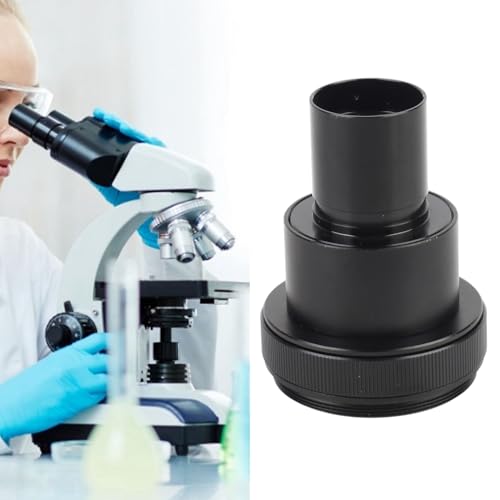 Objectif de microscope YWBL-WH en alliage d'aluminium durable avec oculaire 2X M42 - 4