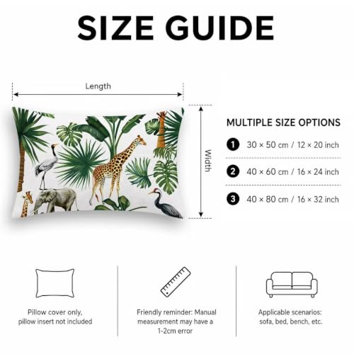 Housse coussin extérieur imperméable 40x80 blanc rectangulaire haut de gamme - 6