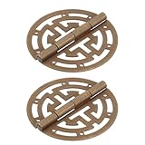 Ampia compatibilità: si adatta a scatole per gioielli, mobili in metallo, cerniere retrò per scatole di legno, cerniere per mobili da cucina e cerniere per cassetti di mobili, ideali sia per utensili per il fai da te che per l'artigianato, cerniere antiche per cassettiere, cerniere decorative per porte di mobili