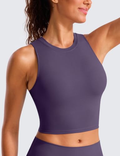 Image of Natural Feelings Nudi Sports Bras for Women Removable Padded Yoga Tank Tops Sleeveless Fitness Workout Crop Tops