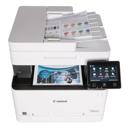 canon color imageclass mf654cdw - wireless duplex laser printer multifunction with copier scanner auto document feeder mobile ready 3 year limited warranty 22 ppm color white