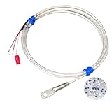 1pcs Waterproof Pt100 Surface Mounted Temperature Sensor Platinum Thermistor Probe for Industrial Use Thermocouple Gasket Included(PT100 Type 1M)