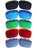 Vonxyz Set of 5 Lenses Replacement for Oakley Triggerman Asian Fit OO9314 Sunglass Combo Pack