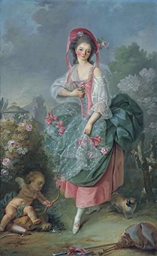 Affiche toile Jacques Louis David portrait d'art au rendu muséal et finitions d'exception