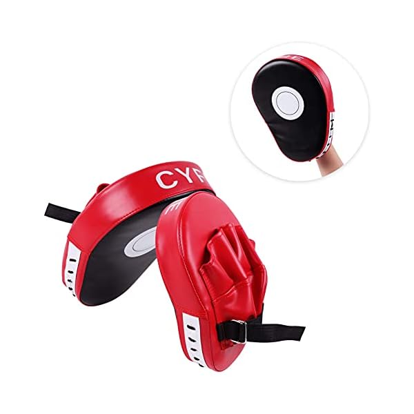 Cyfie-Kick-Pads-Boxing-Kick-Pads-Training-Target-Strike-Punching-Karate-Kicking-Pad-for-Boxing-Thai-Kick-Mitts-MMA-Muay-Thai-Pads-for-Men-Women-Gym-Kickboxing-Training CYFIE Boxing Strike Kicking Shields Pads MMA Training Gloves Punching Mitts Sparring Gear for Muay Thai, Taekwondo, Karate, Martial Arts Training Kids Women Home Gym Workout