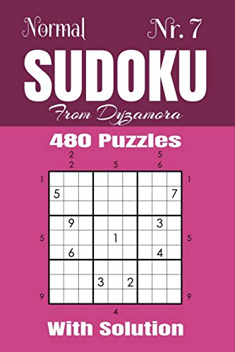 Normal Sudoku Nr.7: 480 puzzles with solution