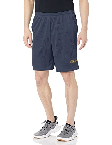 Short de sport Champion classique bleu marine en maille haut de gamme