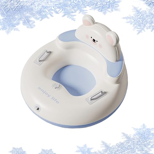 Trineo Inflable para - Juguetes De Trineo Inflables Reforzados | Tubo De Invierno Equipado Con Mango, Para Adultos, Familia, Exterior, Jardín Y Deportes