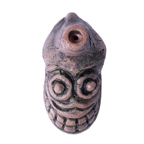 Aztec Death Whistle, Up To125+ Decibels Loud Real Screaming Aztec Death Whistle Loudest Authentic Human Authentic Human Ehecachichtli Sounding Screams War Whistle (Pink)