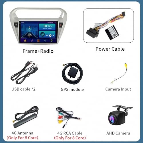 Radio coche 2 DIN con manos libres Bluetooth para conducir sin multas 7