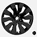 Rimetrix Orbital Black Set of 4 Wheel Covers Hub Caps Protection Cover for Tesla Model 3 18