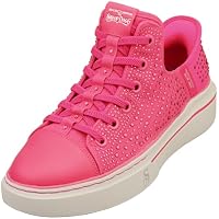 Skechers Snoop One Rhine-Stoned - Tenis para Mujer, Lona Rosa