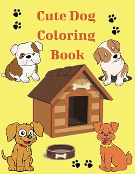 Paperback CUTE DOG COLORING BOOK
