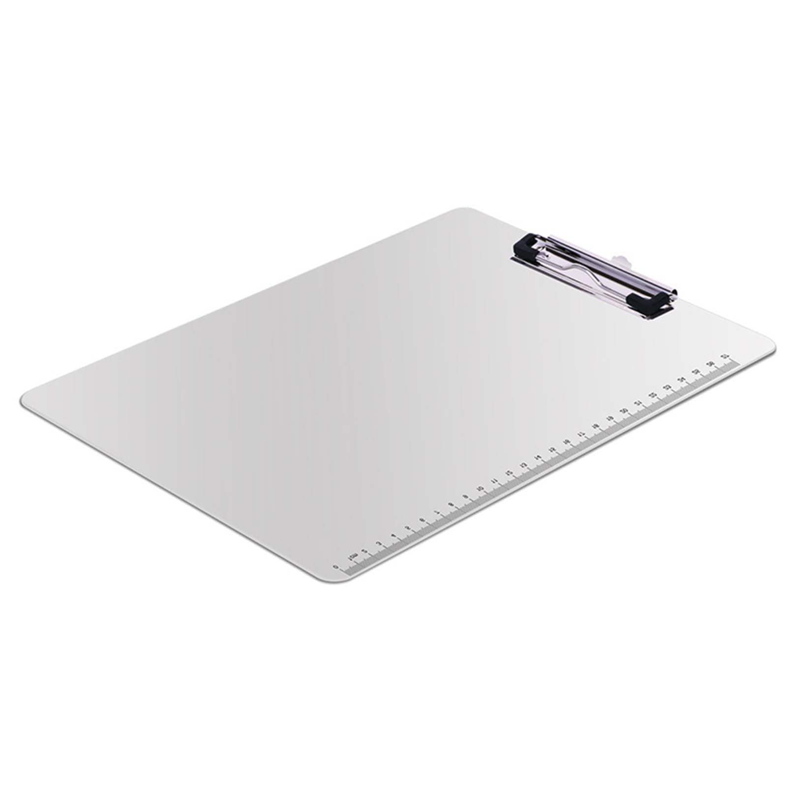 Amazon | バインダー クリップボード 厚くするPP 定規スケール付25cm