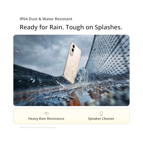 Image of realme C100X Smartphone 6.8 inch 120Hz Display 8000mAh Battery 45W Fast Charge 4GB RAM + 64GB ROM 50MP AI Camera IP64 Waterproof Dual SIM Deepblue Tides