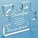 Funnli Fathers Day Birthday Gifts for Grandpa Acrylic Plaque, Christmas Birthday Valentines Day Gifts for Grandpa Papa from Granddaughter Grandson, Grandpa Birthday Gift Desk Decorations