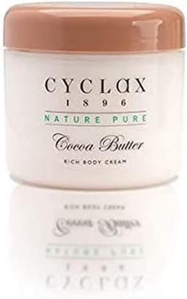 cyclax nature pure cocoa butter rich body cream 300ml jar