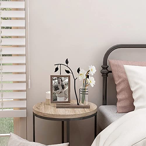 Afuly 4X6 Tree Picture Frame Picture Frame Potted Plants Metal Stand Desk Photo Frames With Decorative Bud Vase Double Sides Display Unique Wedding Birthday Gifts For Mom Father Family Partner #TOP2