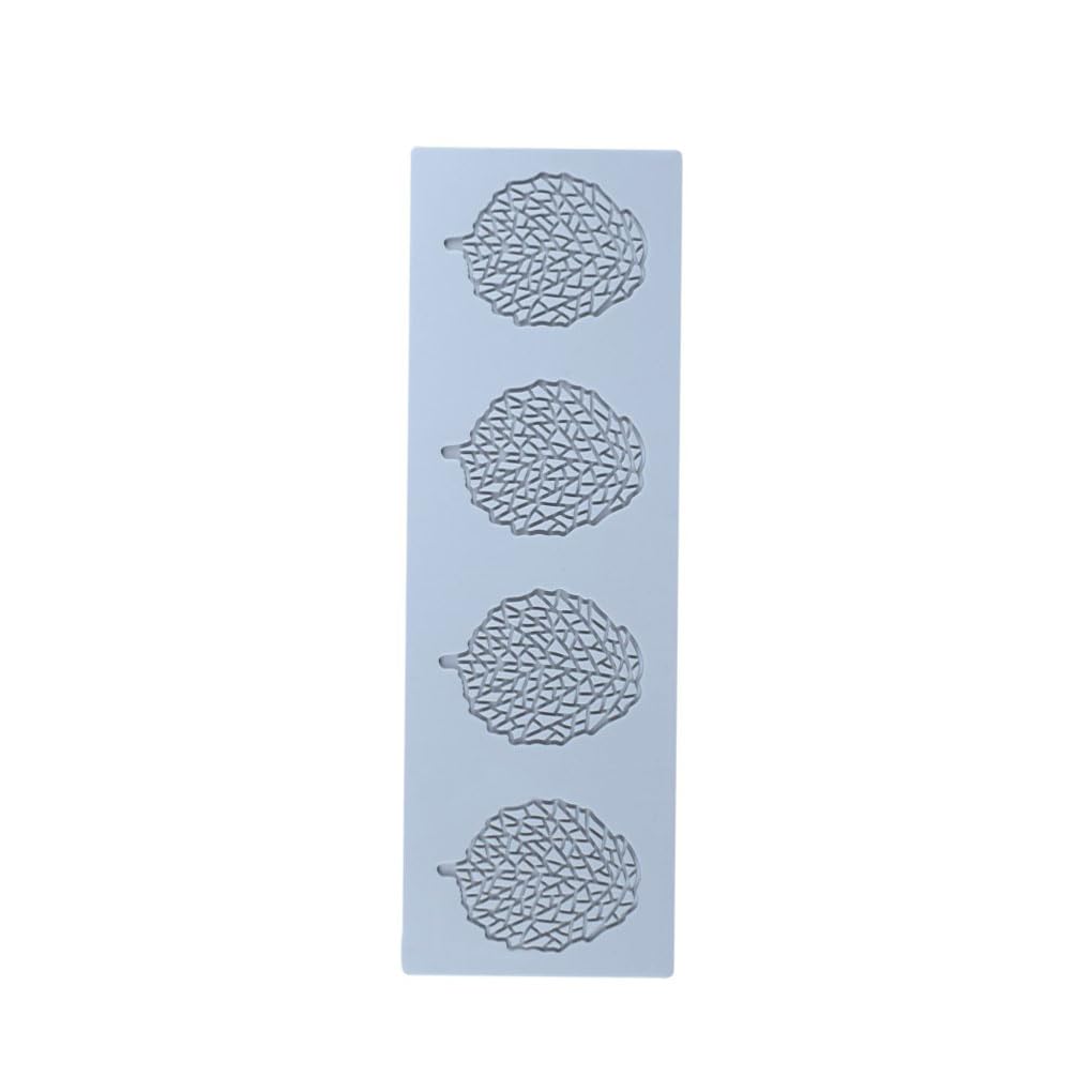 Juego de 10 moldes de hojas de azúcar para fondant, herramienta de decoración de caramelos, moldes de pastelería, decoración de hojas, herramientas para hornear, estilo azul 5