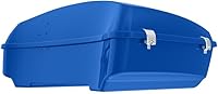 Vista 24 de Harley Tour Pack, equipaje desmontable Razor Tour Pack Maleta para Harley Touring Street Glide, Electra Glide, Road King, Road Glide Special Azul