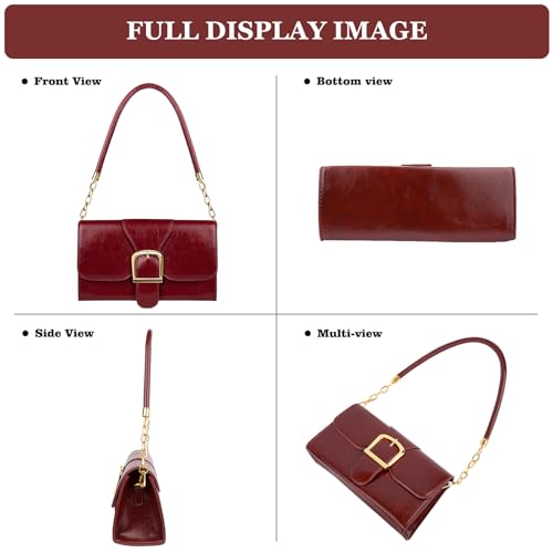 Image of Shoulder Bag for Women, Faux Leather Women's Shoulder Handbags, Fashionable Tote Purses for Women