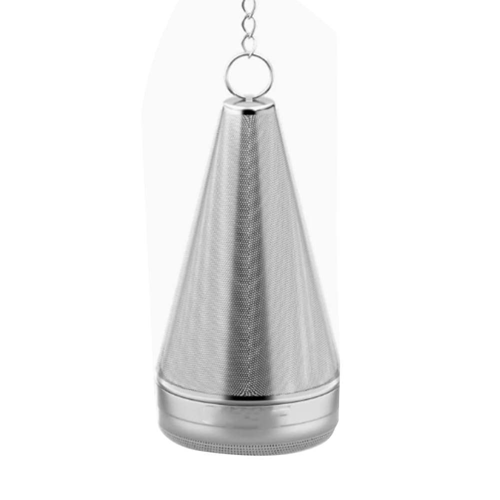 Aundhegrtt Cone Infusers for Loose Leaf Tea, 304 Stainless Steel Fine Mesh Strainer 1.8" X 3" Tea Steeper