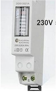 220V/230V 5(32) A 50HZ Single Phase Din Rail Energy Meter Analog Kwh Meter Mechanical Step Registered Watt Hour Meter