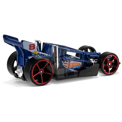 Hot Wheels 2016 HW Race Team Bone Speeder 7/250 Azul miniatura 3