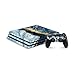 PS4 Pro Skin para Console y Controller de 46 North Design, 3M Technology, Planeta de Mármol Azul Dorado, Alta Calidad, Duraderas, Fabricadas en Canadá